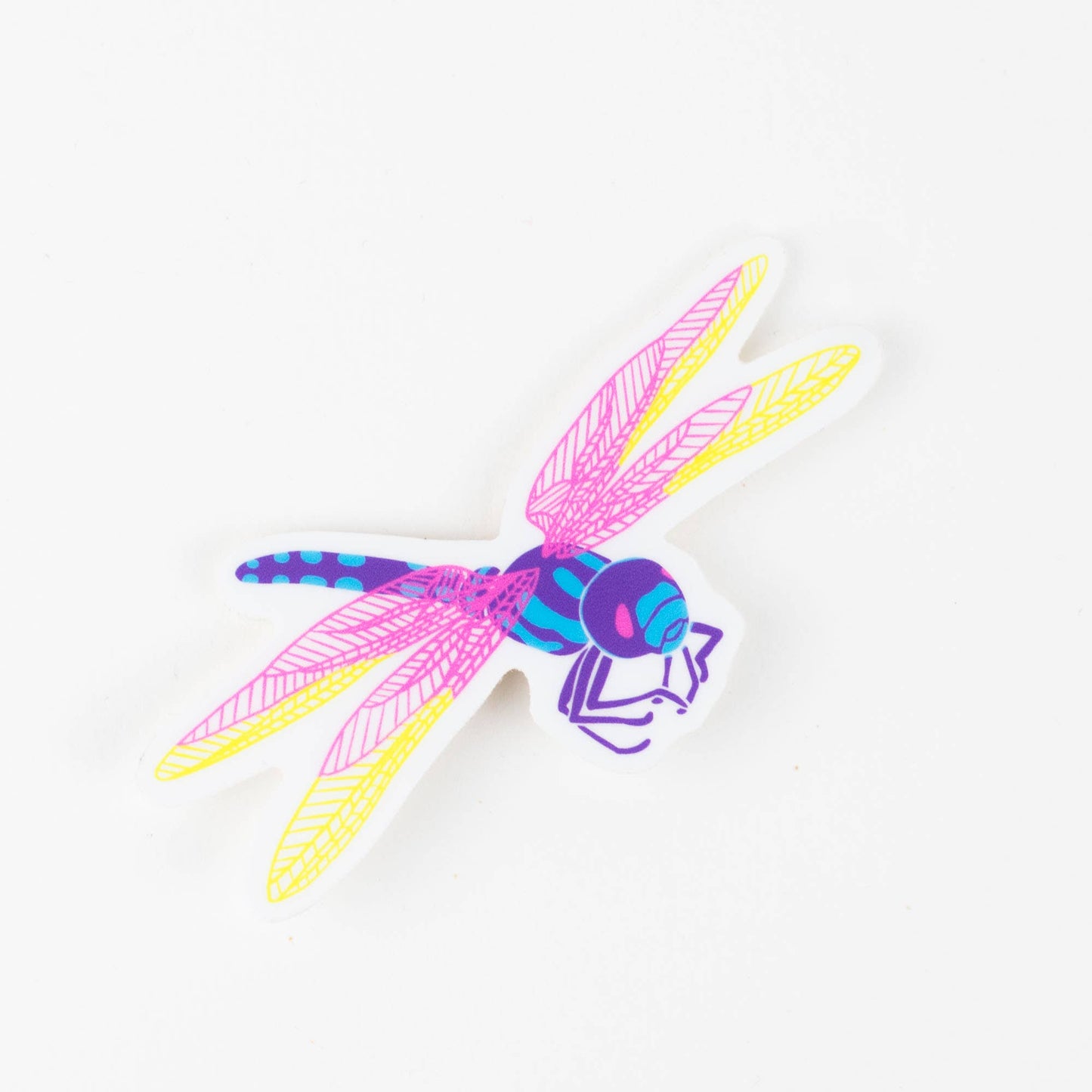 Porchlight Press Letterpress - Sticker: Vibrant Dragonfly - Agricola Street Books