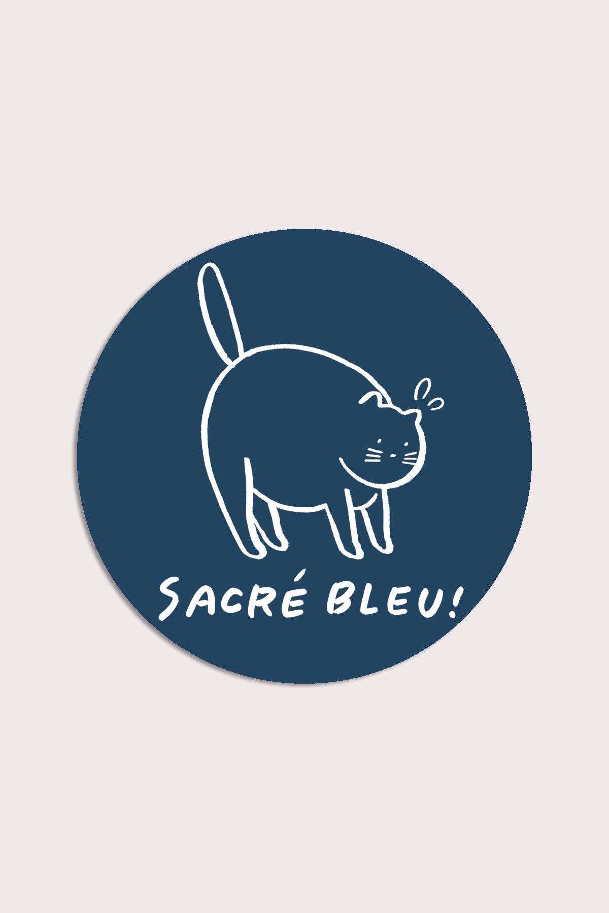 Stay Home Club - Sacré Bleu Vinyl Sticker