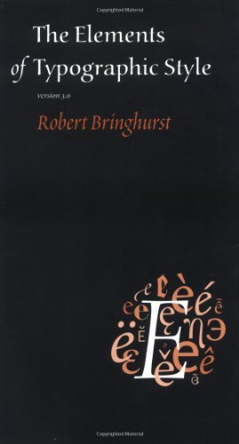 Les éléments du style typographique