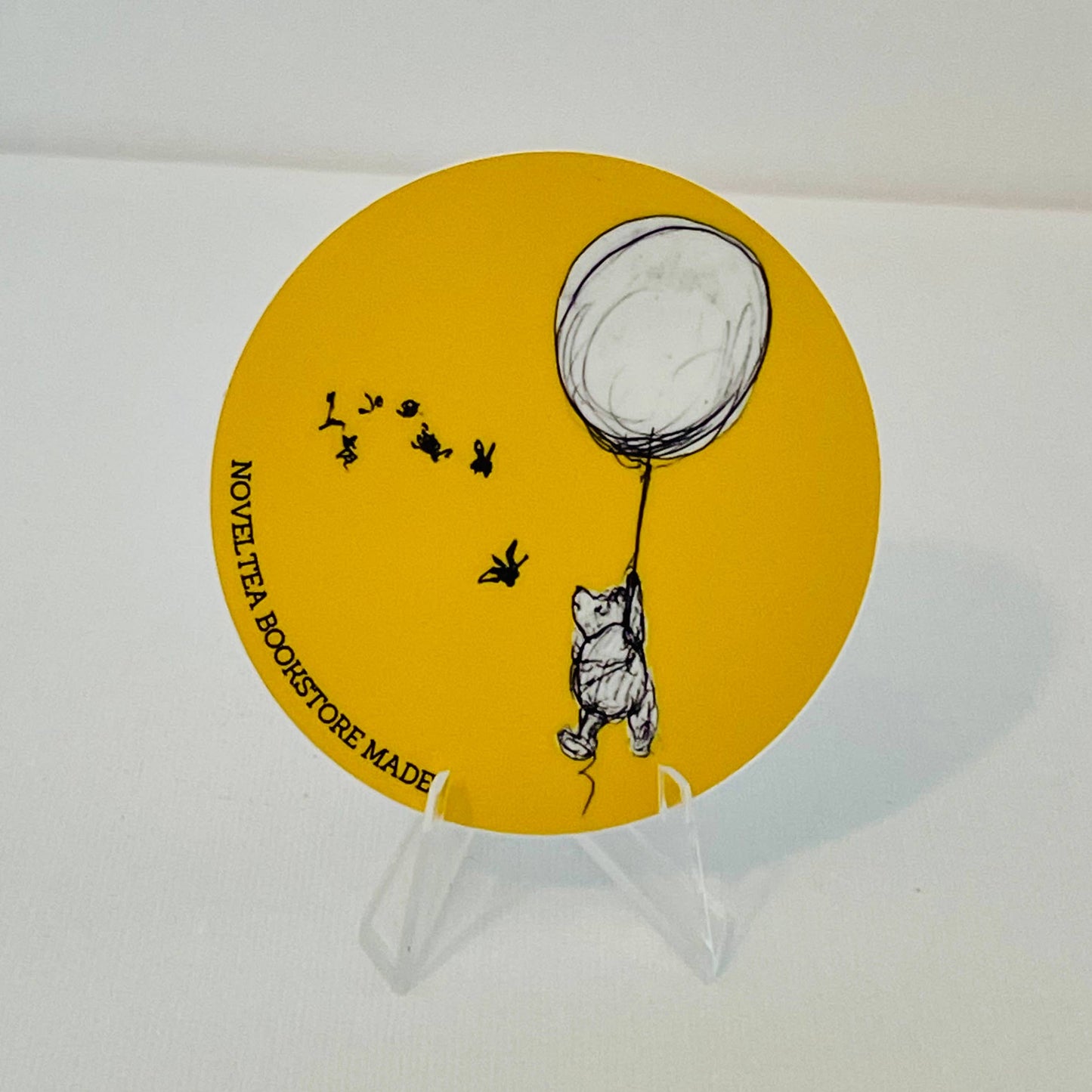 NovelTea Bookstore & Gifts - Winnie and Bees Vinyl Sticker - Agricola Street Books