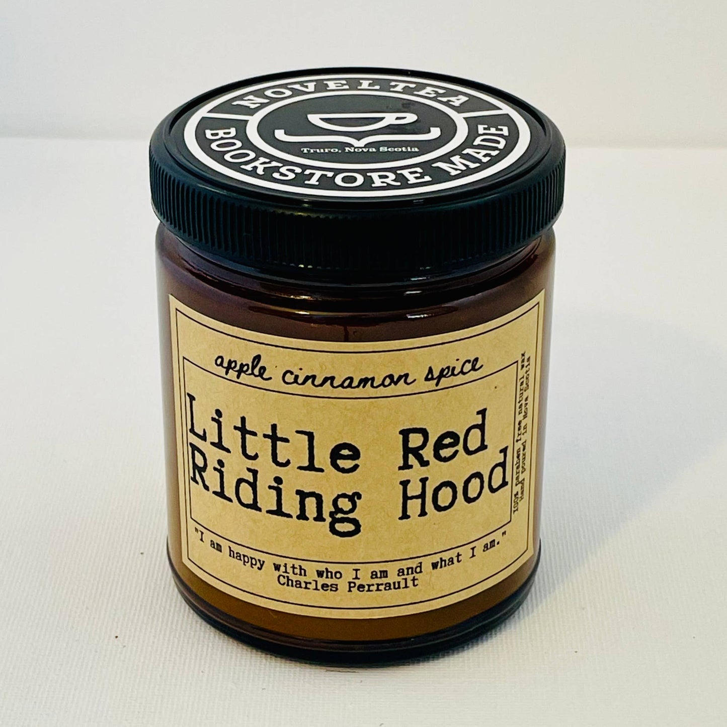 NovelTea Bookstore & Gifts - Little Red Riding Hood -  Apple Spice Scented Candle