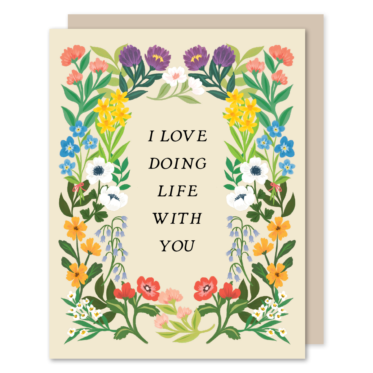 Selah Paper - Love Doing Life With You Card