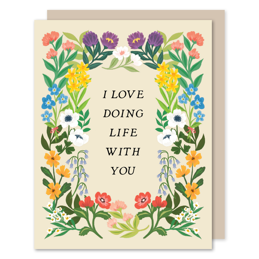 Selah Paper - Love Doing Life With You Card