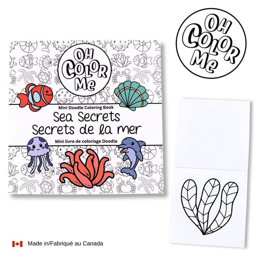 Oh Color Me - Mini Coloring Book Sea Secrets