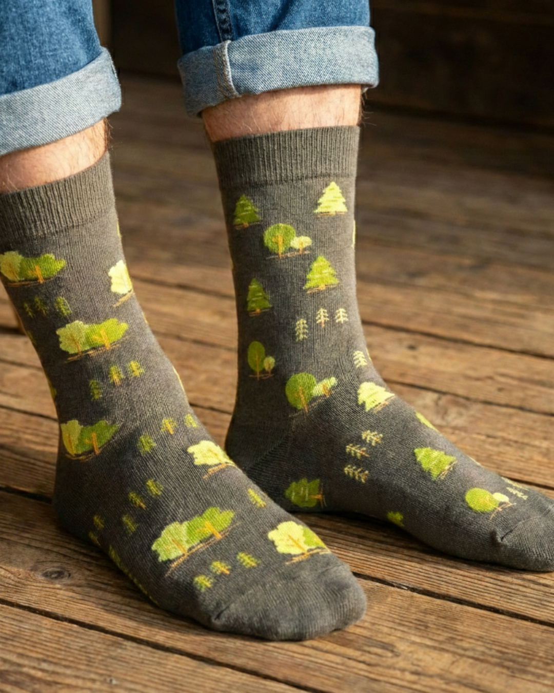 Friday Sock Co. - Women’s Trees This Did Good Mismatched Socks, Socks Give Back