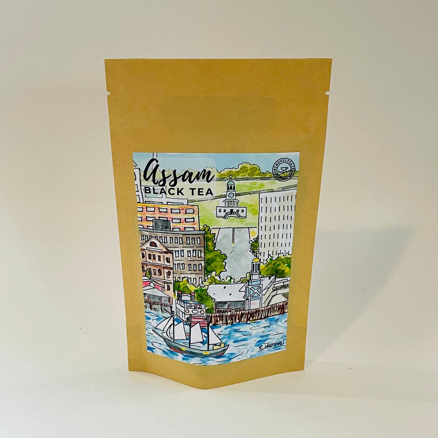 NovelTea Bookstore & Gifts - Artist Label | Halifax Waterfront - Assam Orange Pekoe  BLACK TEA
