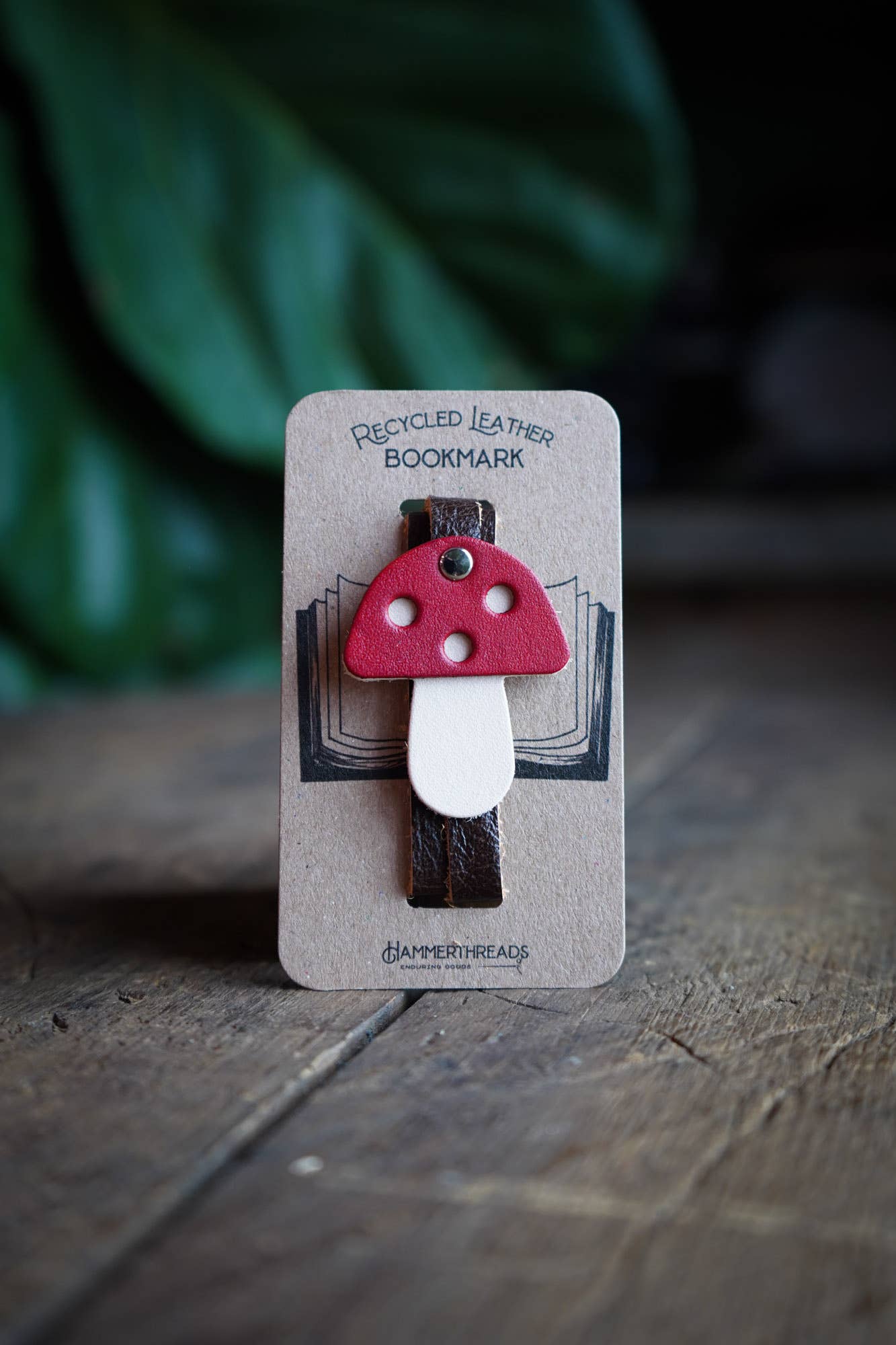 Mushroom Bookmark: Purple