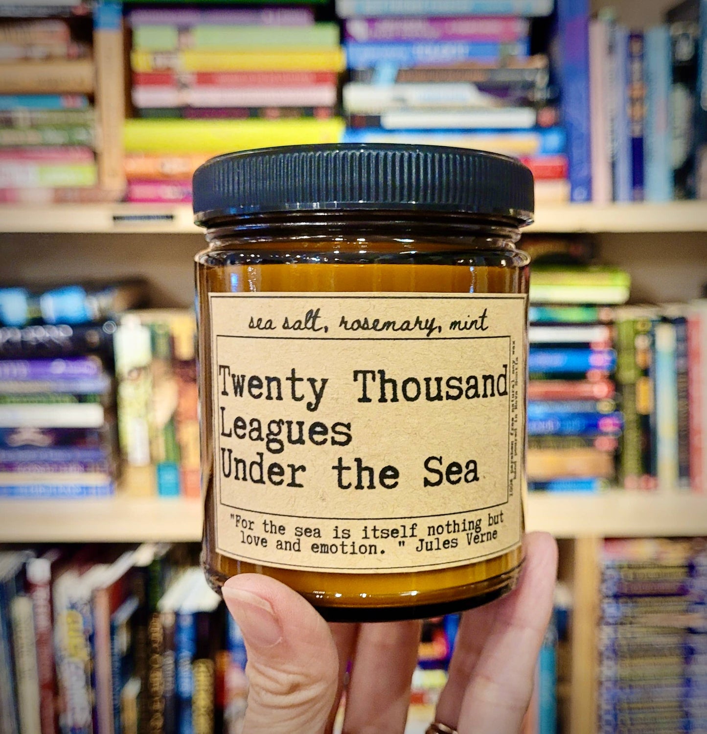 NovelTea Bookstore & Gifts - Twenty Thousand Leagues Under the Sea -  Sea Salt & Rosemary