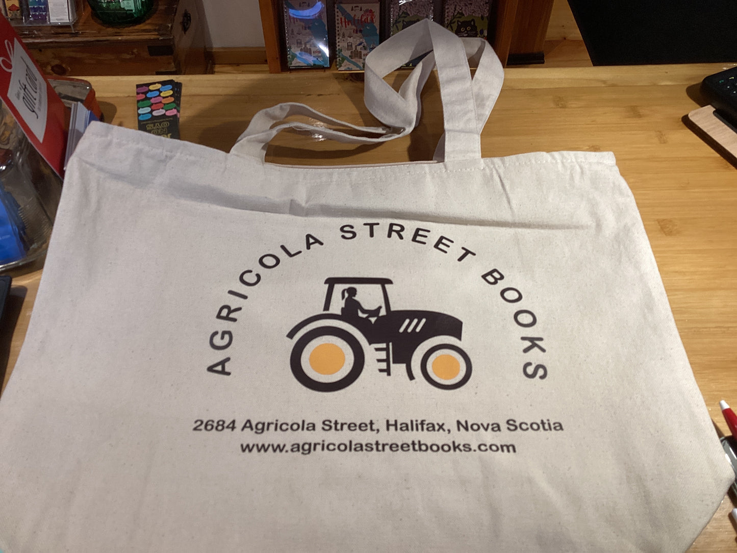 Agricola Street Books Canvas Tote Bag