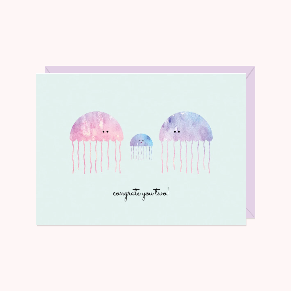 Paper Hearts™ - Congrats You Two | Greeting Card - Agricola Street Books