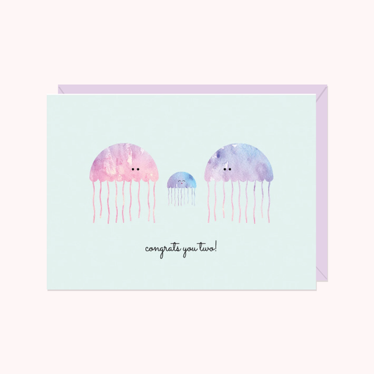 Paper Hearts™ - Congrats You Two | Greeting Card - Agricola Street Books