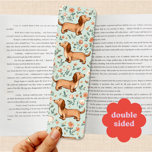 Ollie Rose Co - Cute Dachshund Bookmark