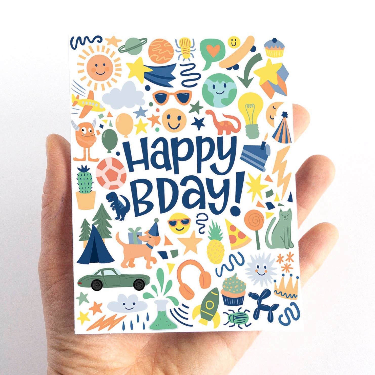 Pedaller Designs - Eye Spy Birthday Card for Kids - Agricola Street Books