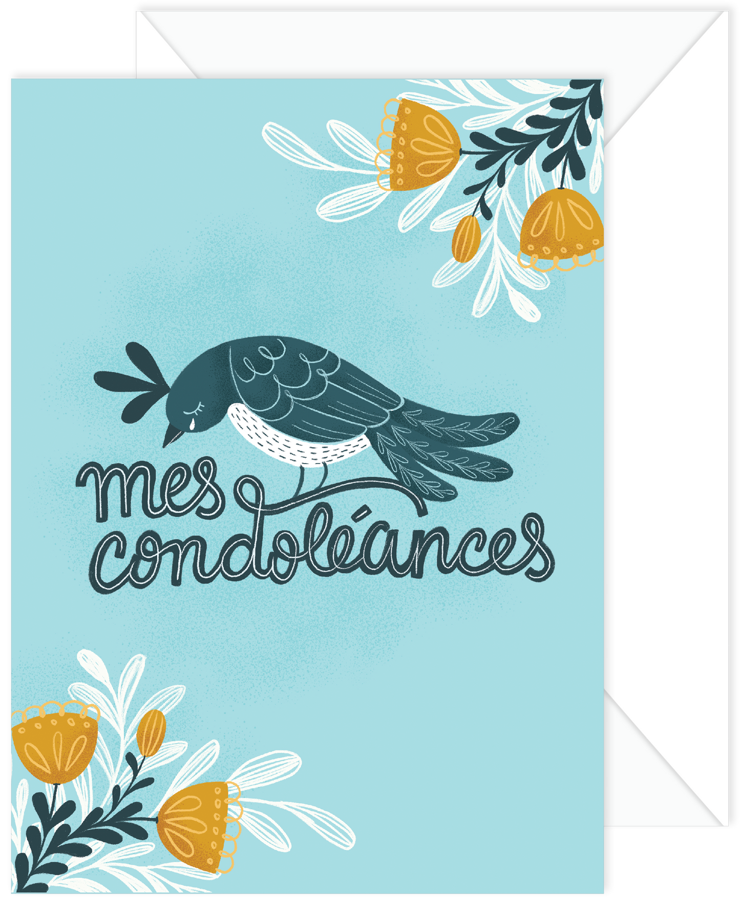 Hello Sweetie - Mes Condoléances Sympathy Card