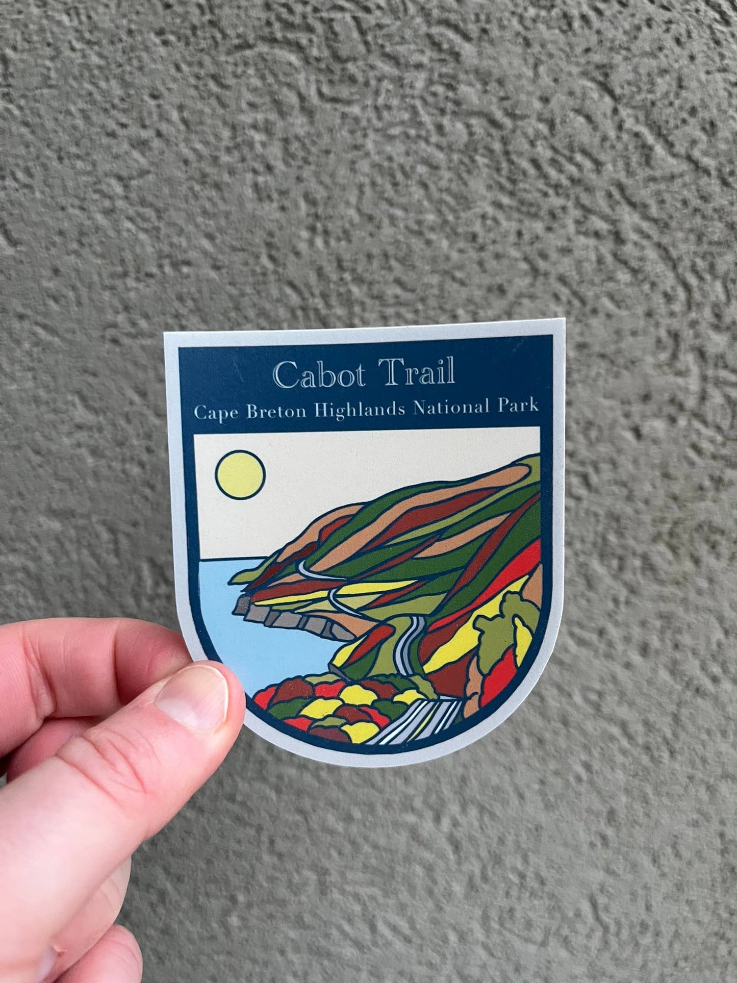Bygone Art Project - Cabot Trail Sticker & Magnet | Cape Breton Highlands