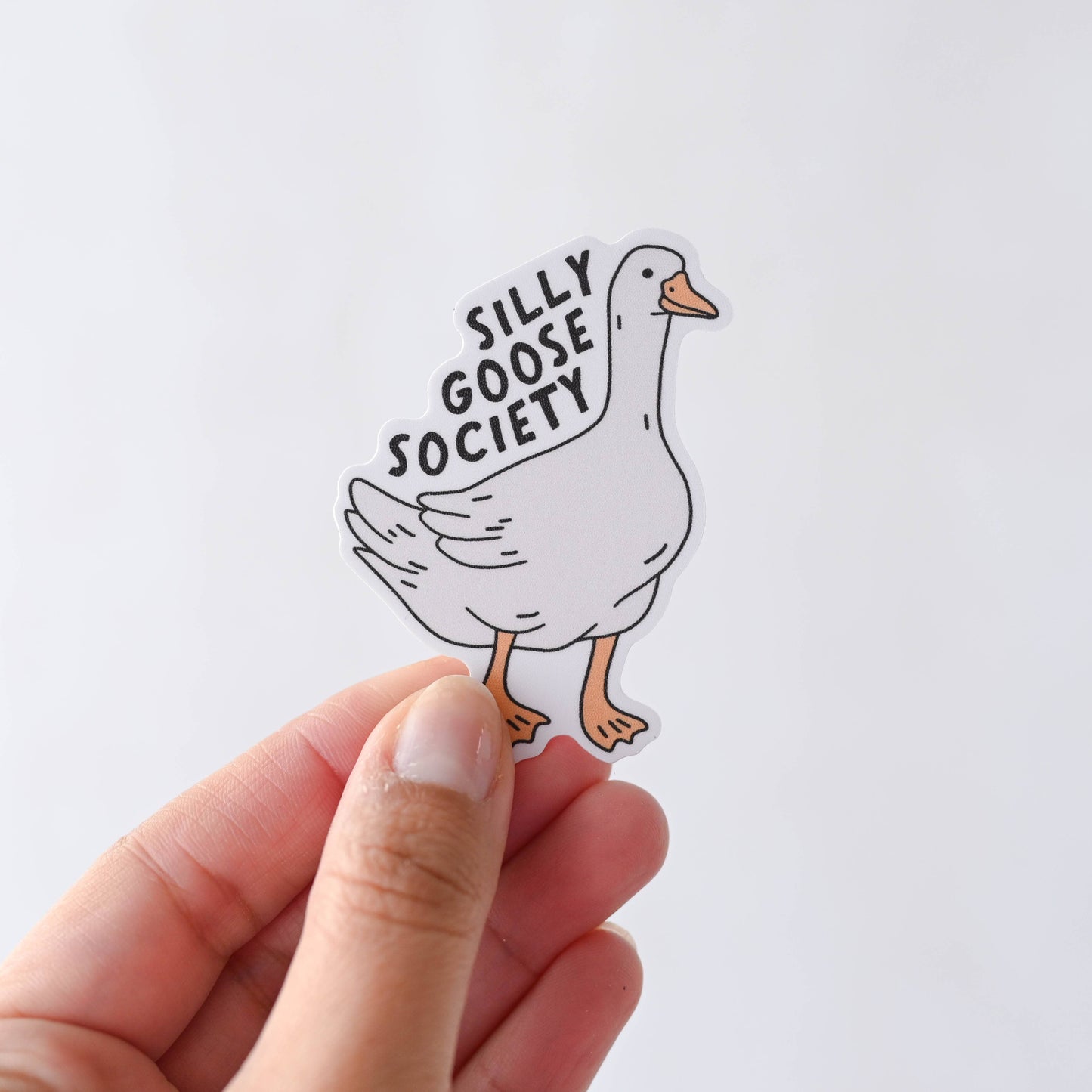 Simple Whimsy - Silly Goose Sticker - Agricola Street Books