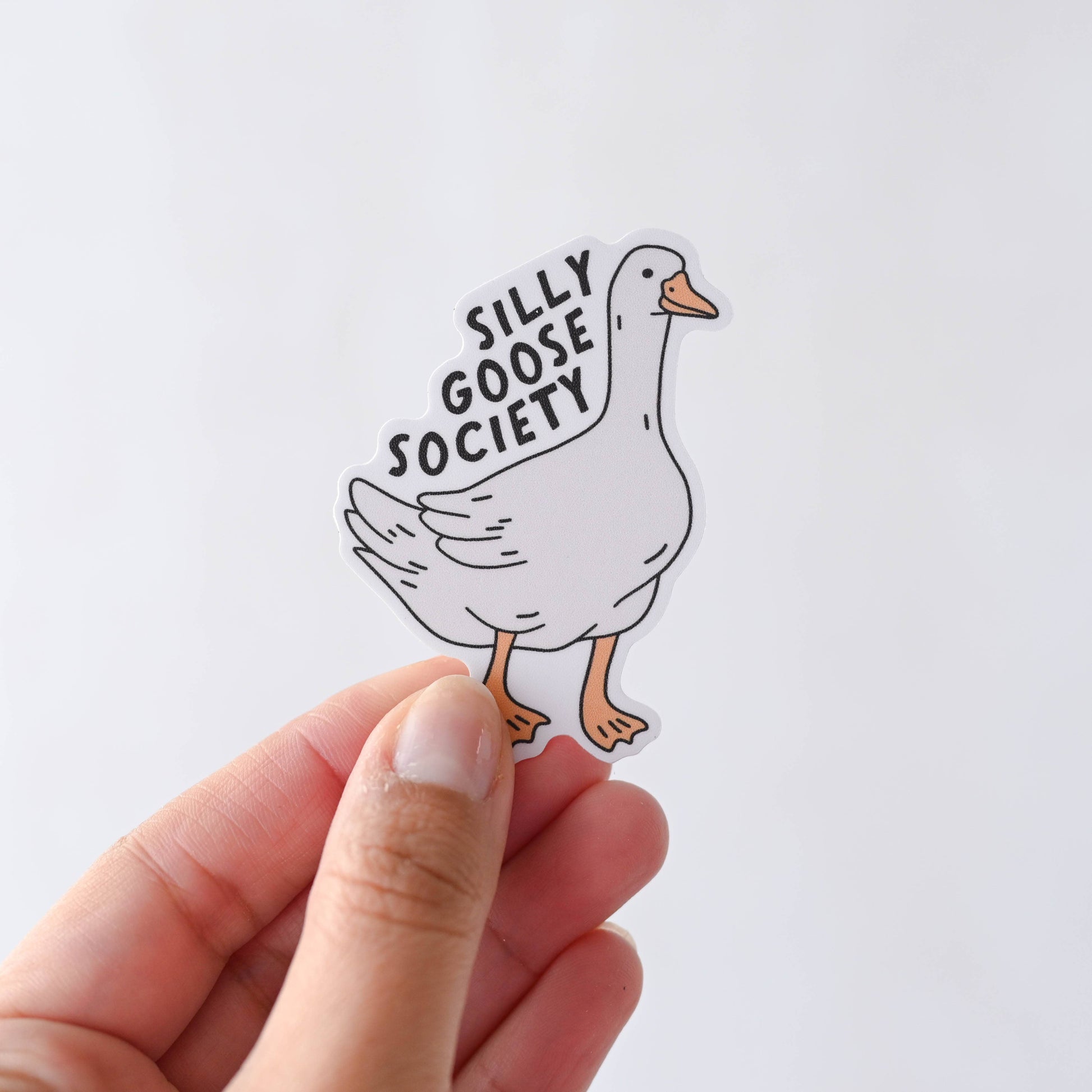 Simple Whimsy - Silly Goose Sticker - Agricola Street Books