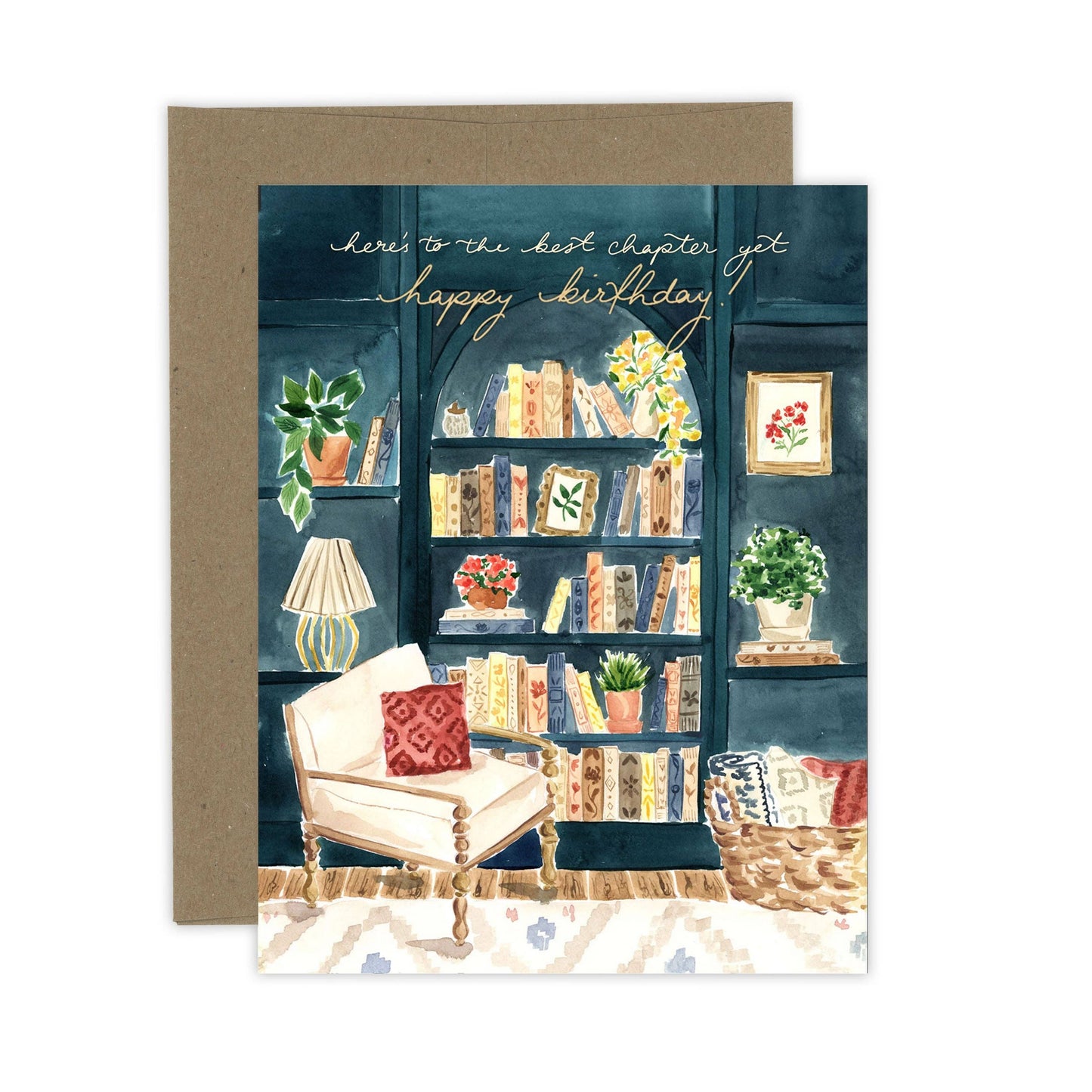 Almeida Illustrations - Best Chapter Yet Birthday Card | Book Theme