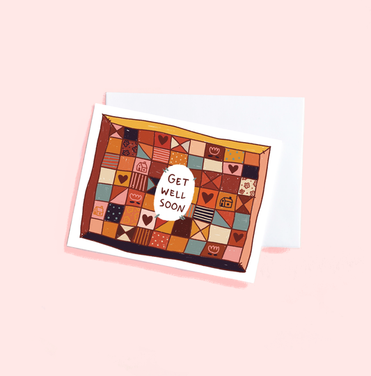 Leah Bees Creations - Get Well Soon - Greeting card