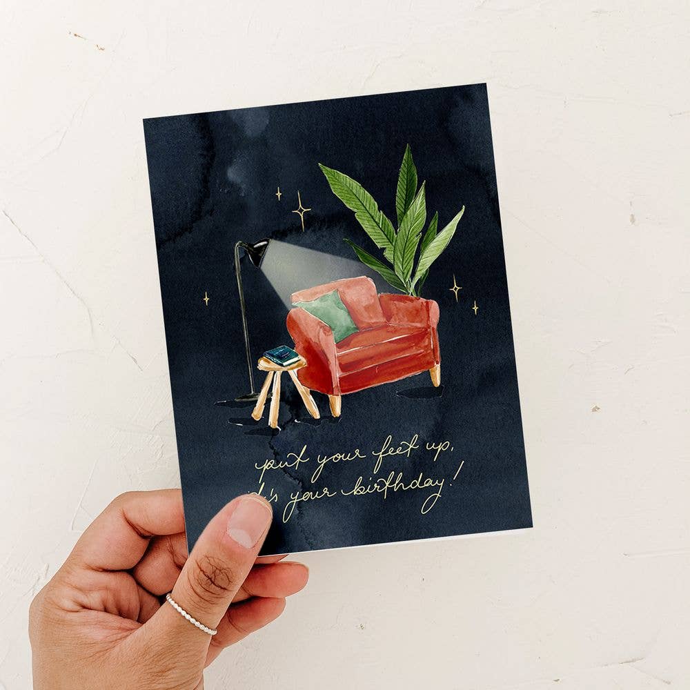 Almeida Illustrations - Carte d'anniversaire Détente