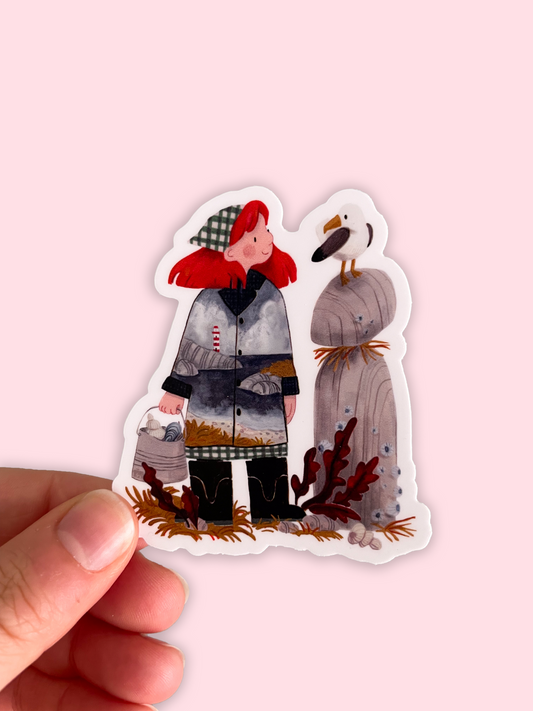 Leah Bees Creations - Seaside Jacket  — Vinyl sticker