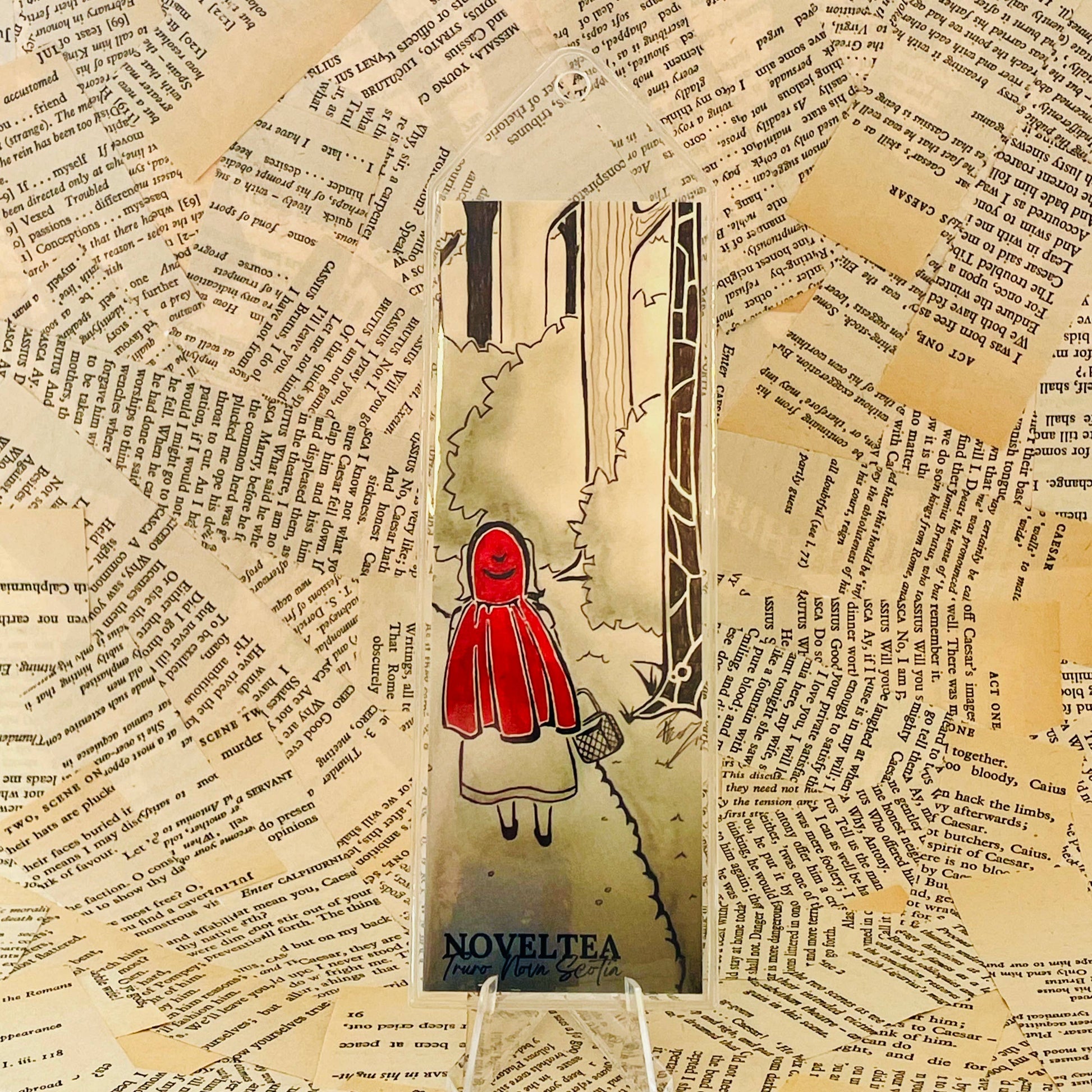 NovelTea Bookstore & Gifts - Little Red Riding Hood Bookmark - Agricola Street Books