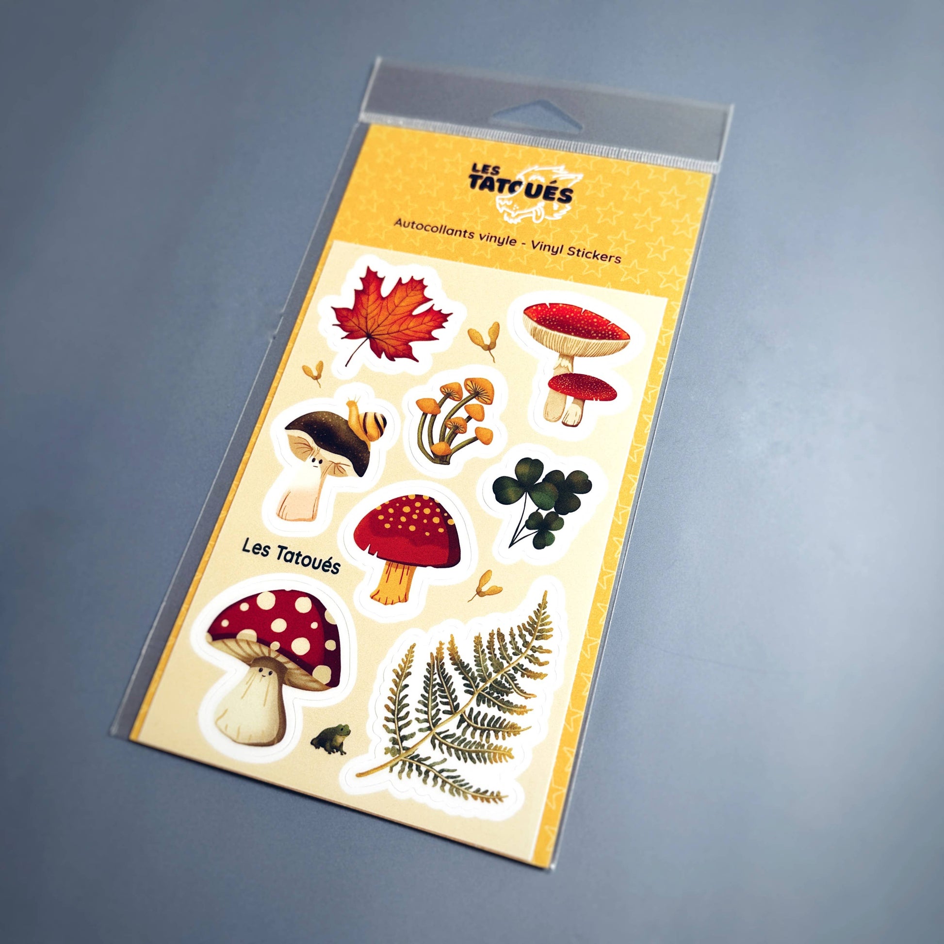 Les Tatoués - Mushrooms Stickers - Agricola Street Books