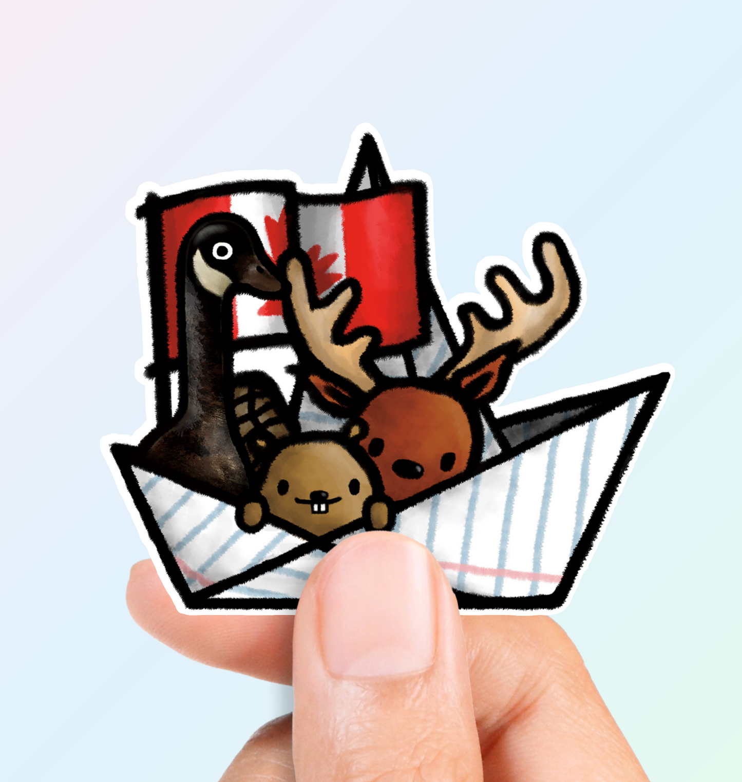 studio vcky - Sticker - Oh Canada