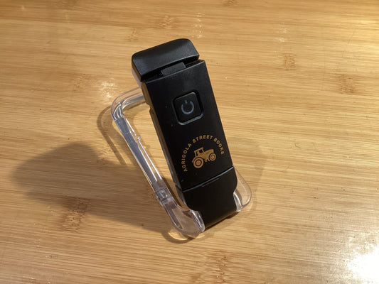 Agricola Street Books Rechargeable Clip-On Book Light