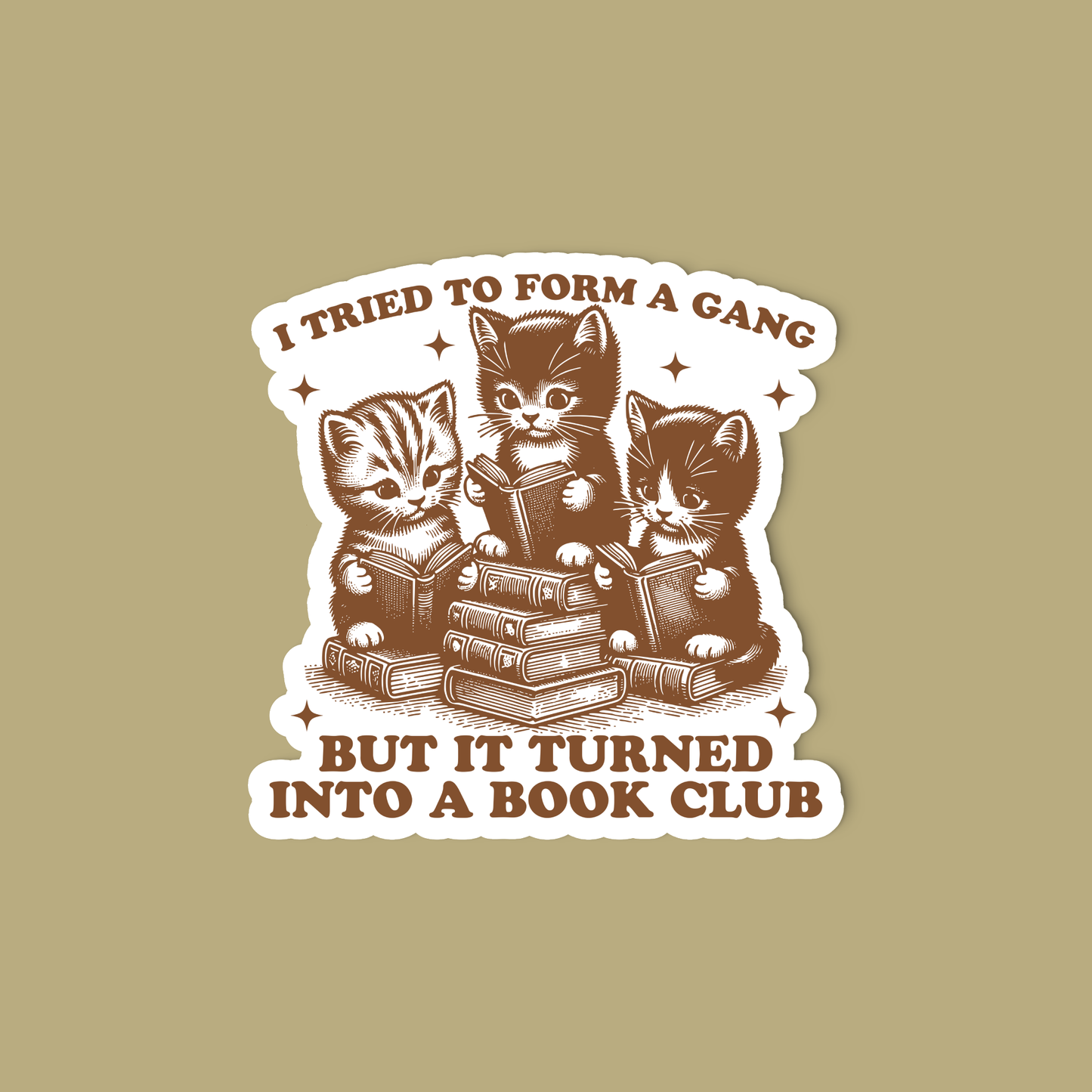 Radical Buttons - Book club sticker, Bookish sticker, Laptop sticker - Agricola Street Books