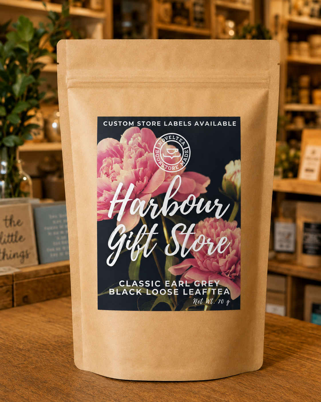 NovelTea Bookstore & Gifts - Inspiré par Orgueil et Préjugés - Thé noir Earl Grey