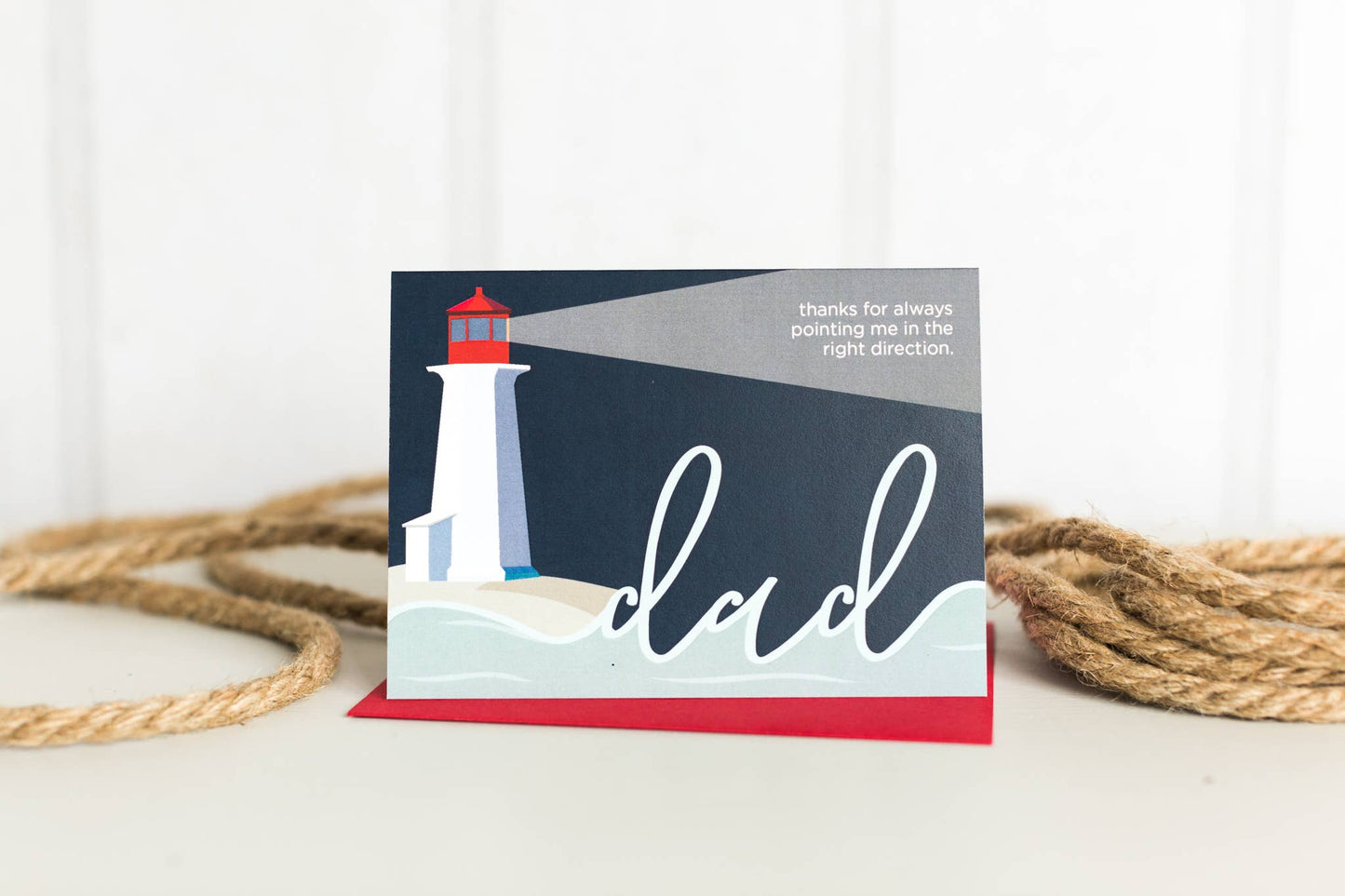 Paper Hearts™ - Dad Guiding Light | Greeting Card - Agricola Street Books