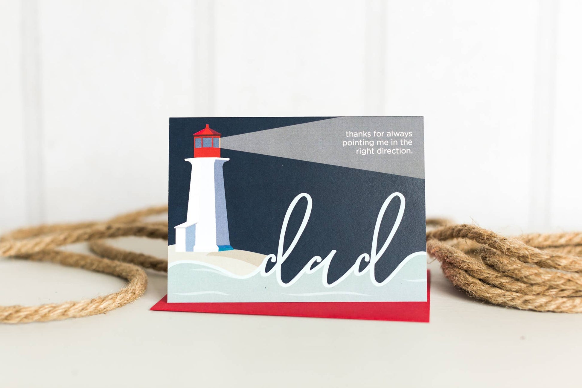 Paper Hearts™ - Dad Guiding Light | Greeting Card - Agricola Street Books