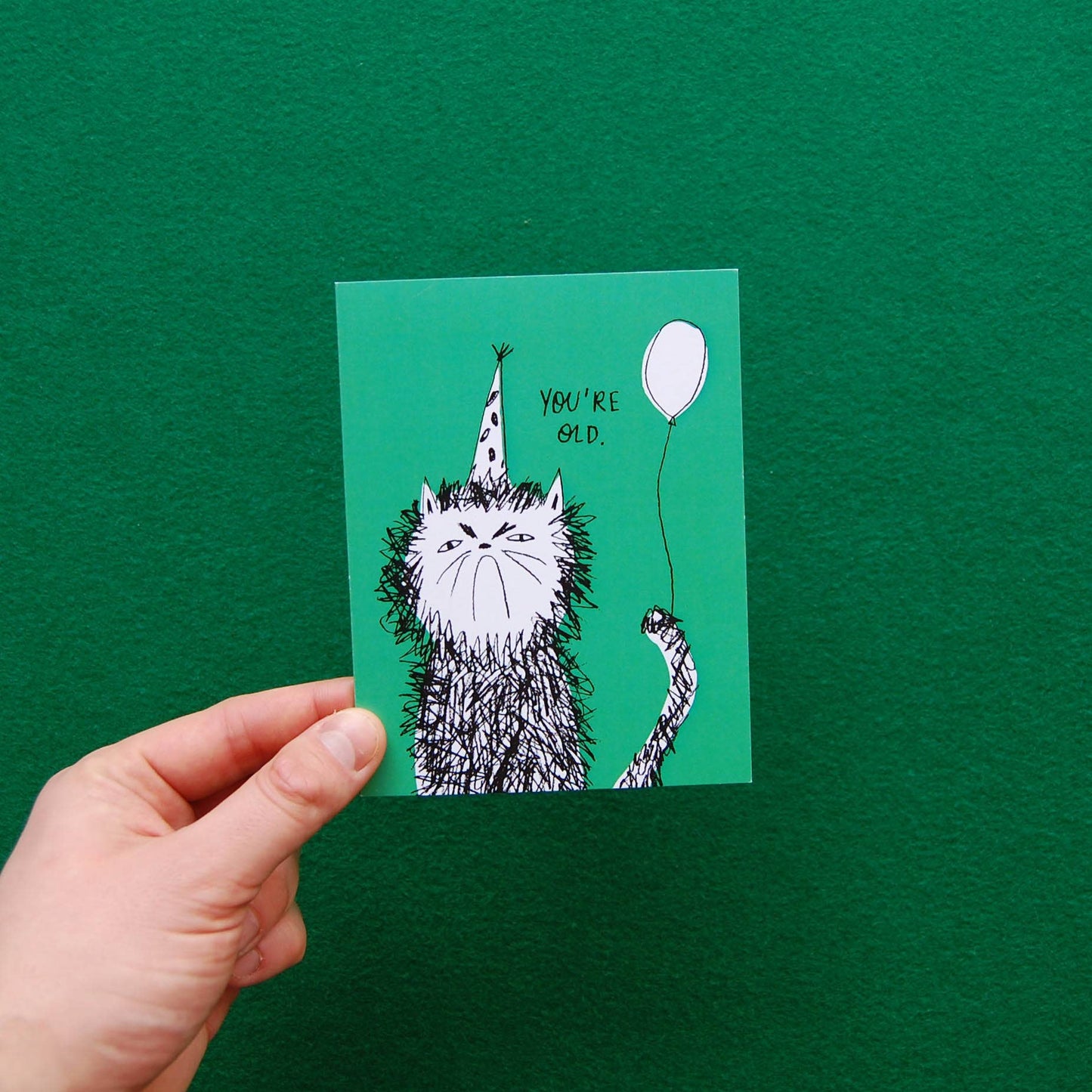 Badger & Burke - Snitty Kitty Birthday Card