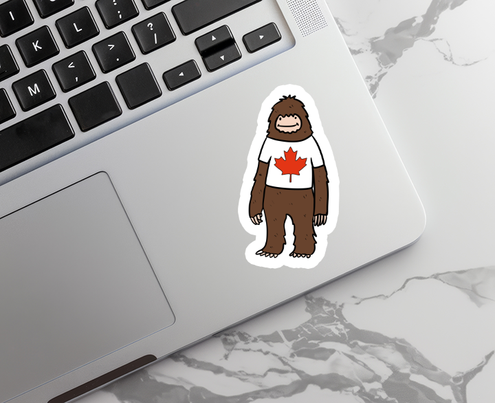 Rebel and Siren Stickers - Canadian Bigfoot | Sasquatch | Waterproof Sticker | 3.5"