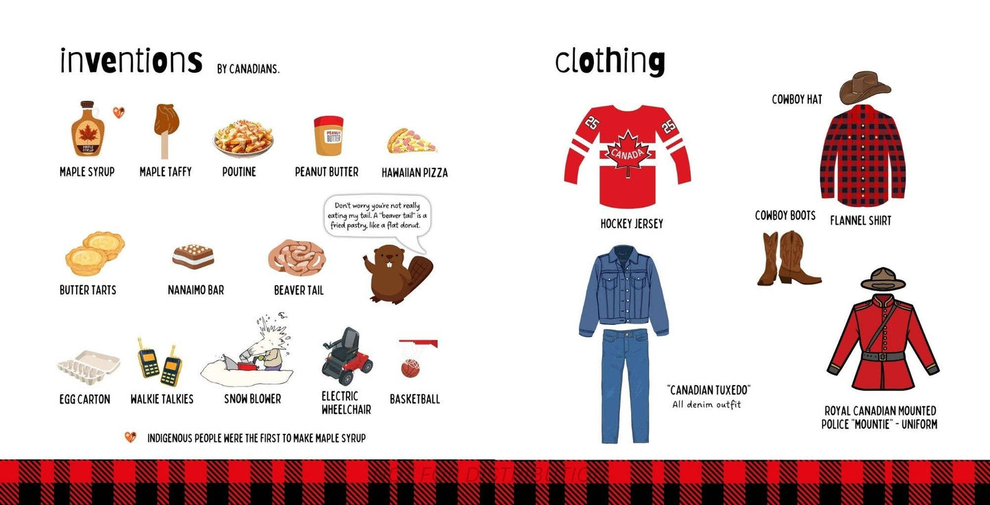 Doodle Paw Press - The Most Canadian Baby Book Ever Eh! Canada Theme Baby Book - Agricola Street Books