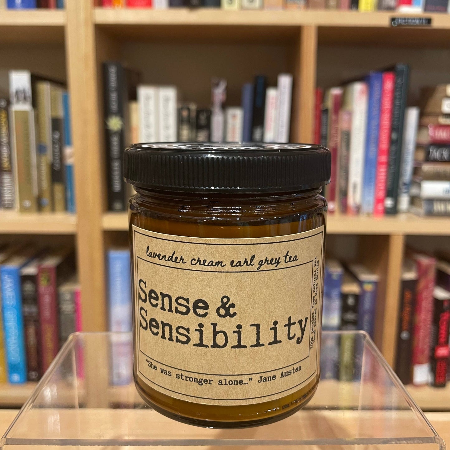 NovelTea Bookstore & Gifts - Sense and Sensibility -  Lavender & Earl Grey Scented Candle
