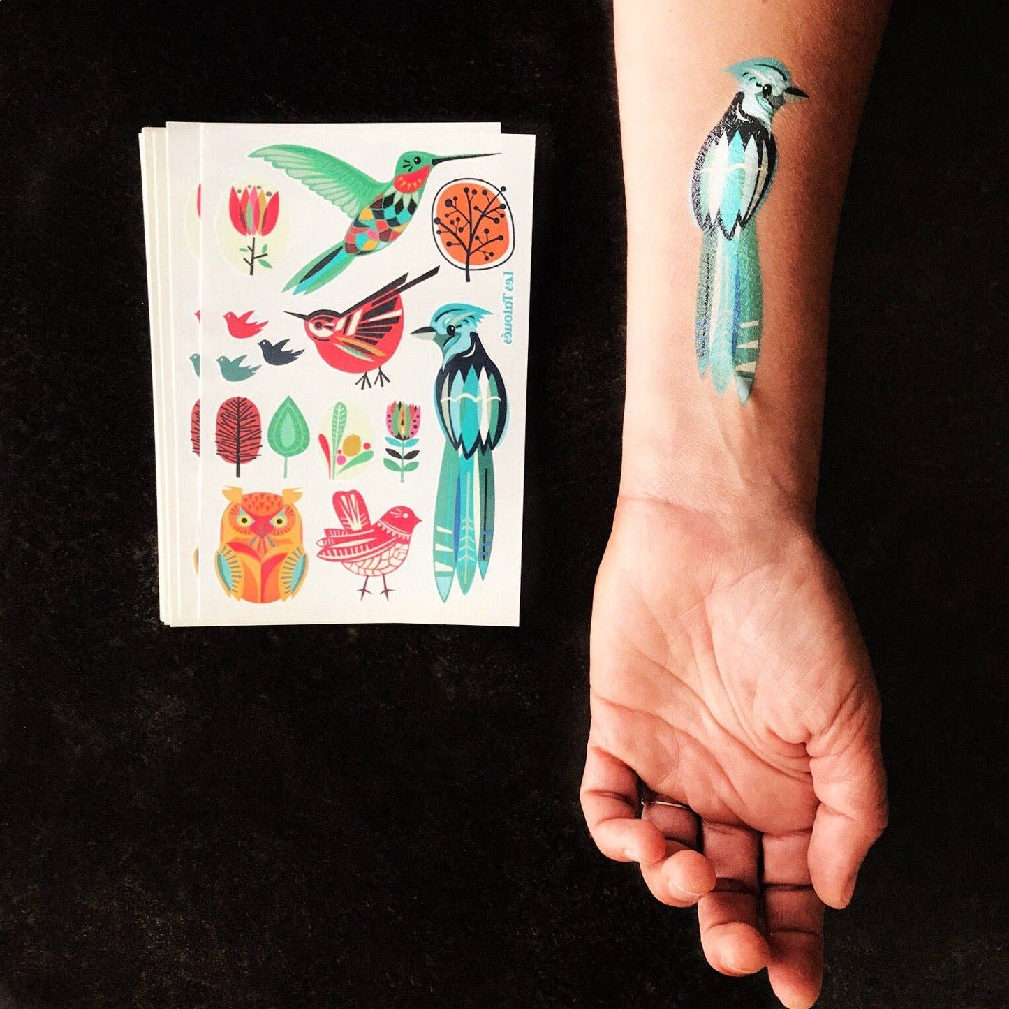 Les Tatoués - Birds - Temporary Tattoos