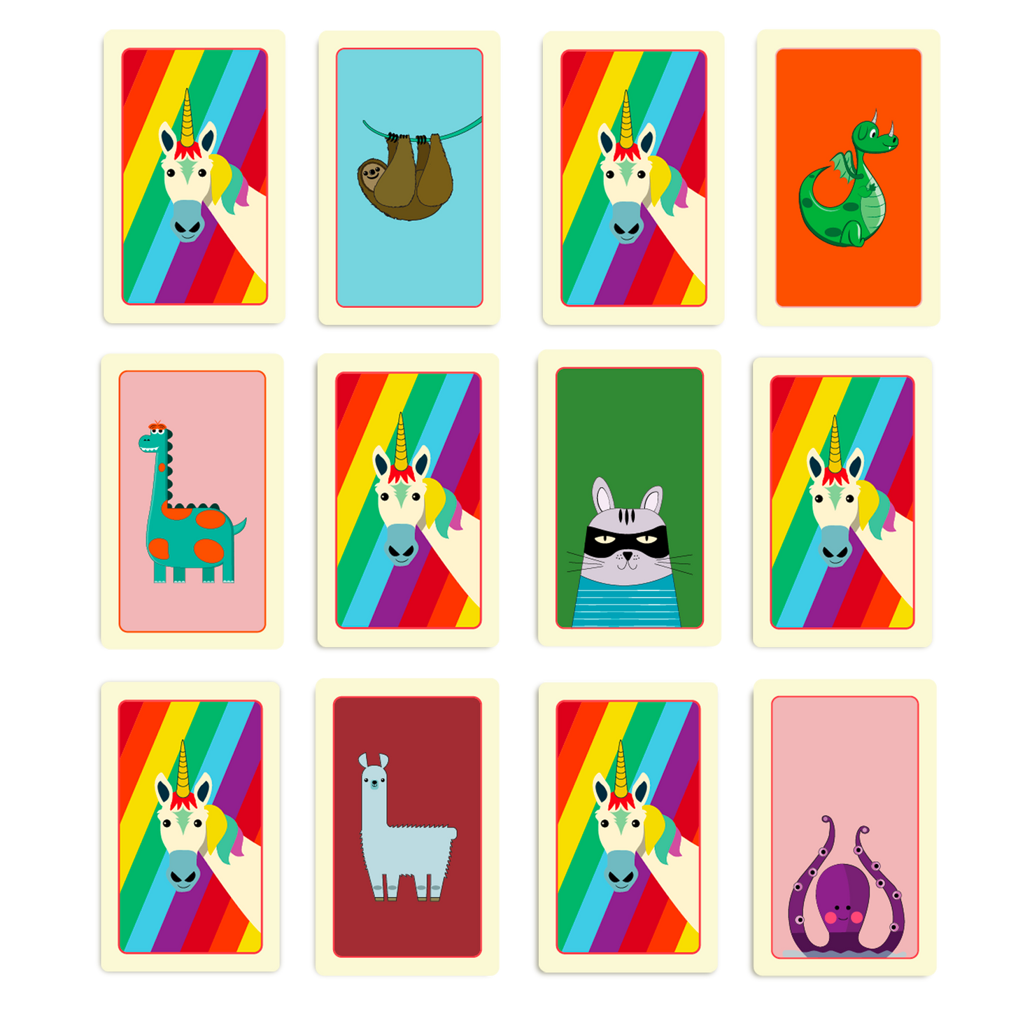 Raincorn Games - Rainbow Unicorn Match Game