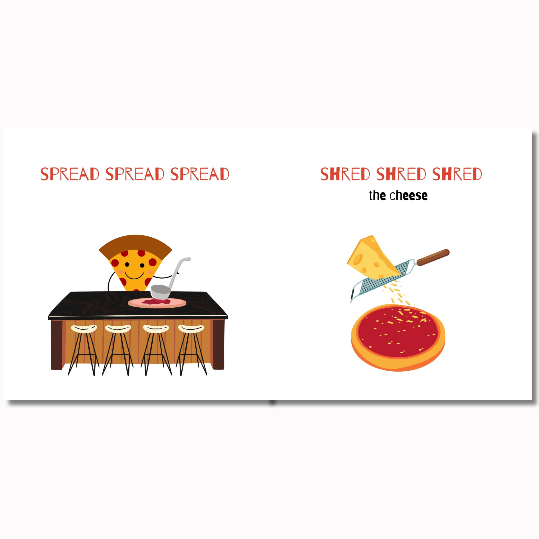 Doodle Paw Press - Hello Pizza! A Board Book For Little Foodies - Agricola Street Books