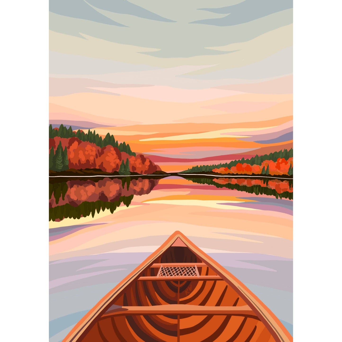 Villager Puzzles - Canoeing at Dawn | 500-Piece Puzzle | Designed in Canada