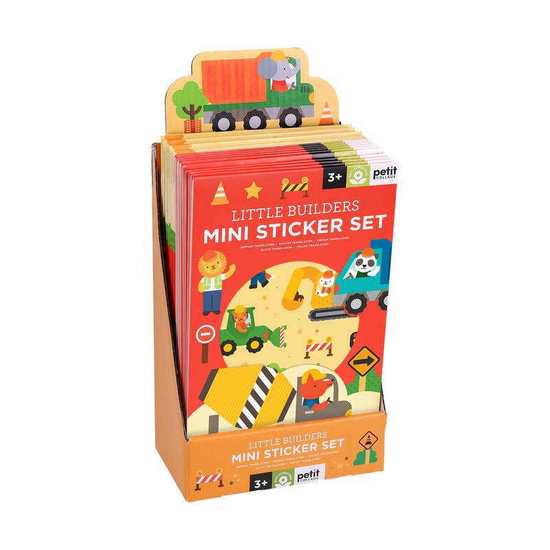 Mini Sticker Set Little Builders CDU of 20