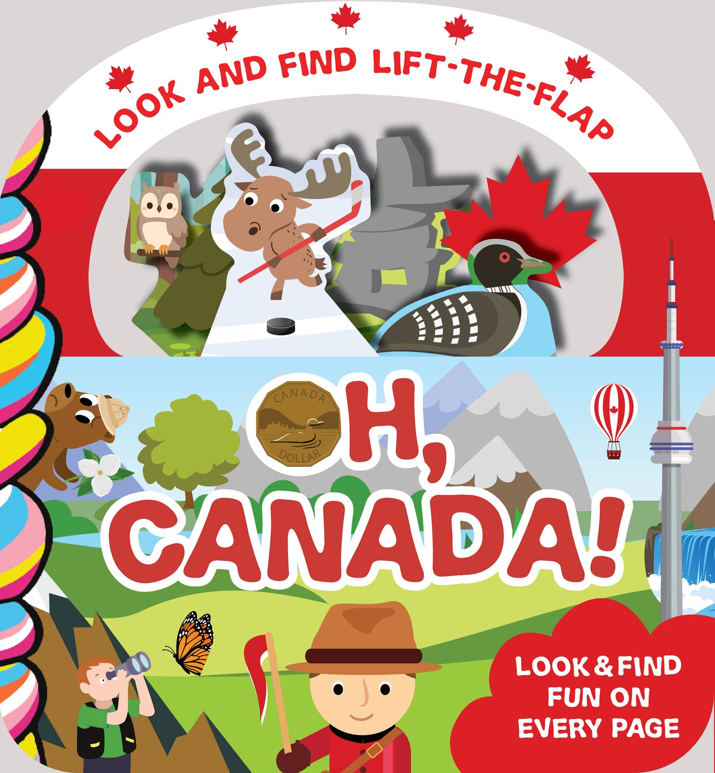 Taffy Tales Inc. - Oh, Canada! Look and Find Lift-the-Flap