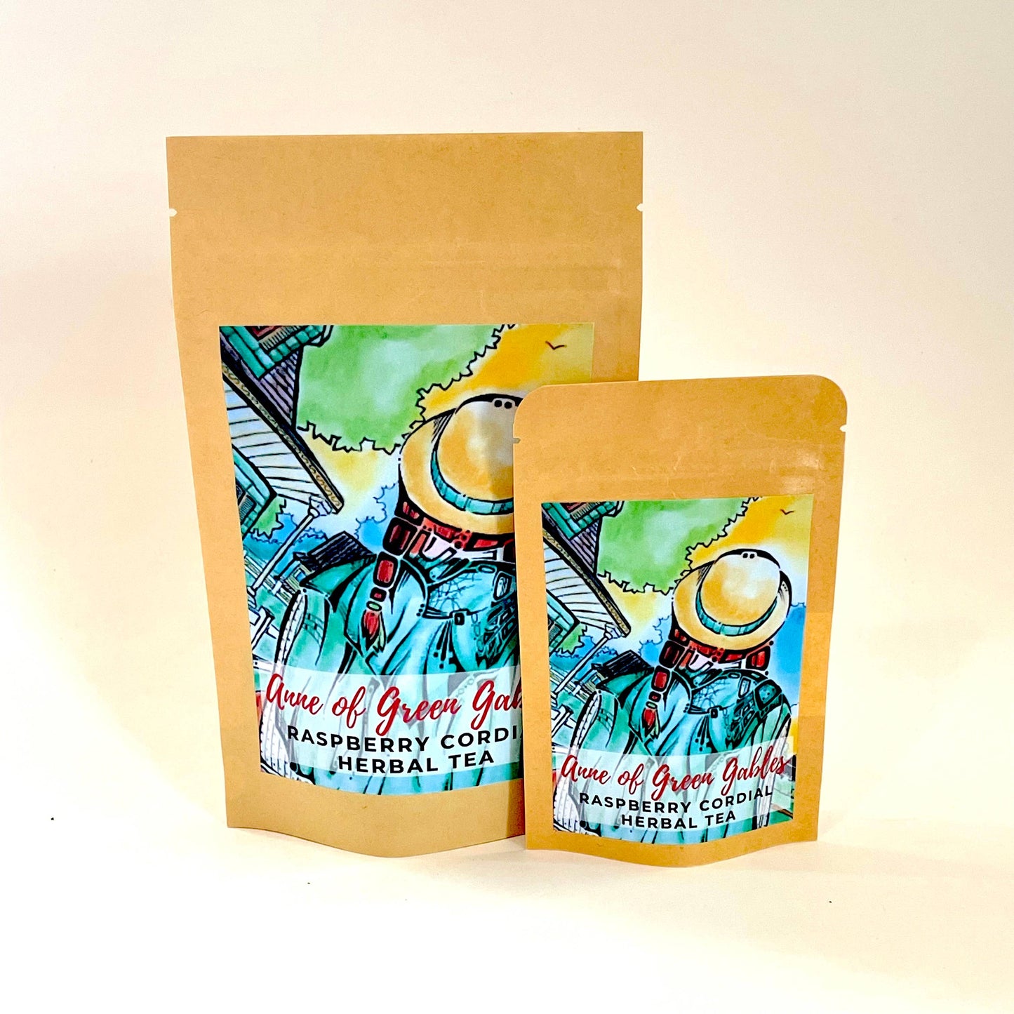 NovelTea Bookstore & Gifts - Anne of Green Gables Inspired - Raspberry Cordial HERBAL TEA - Agricola Street Books