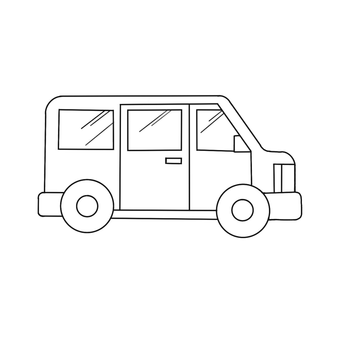 The Tiny Book Co. ™ - Transportation Tiny Coloring Book