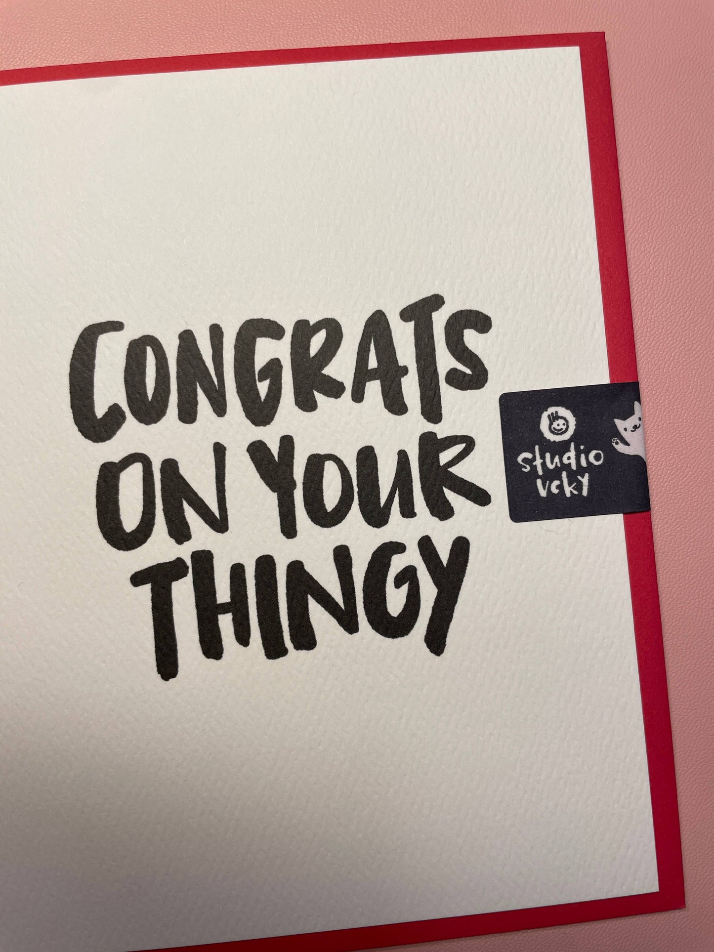studio vcky - Greeting Card - Pen15 - Thingy
