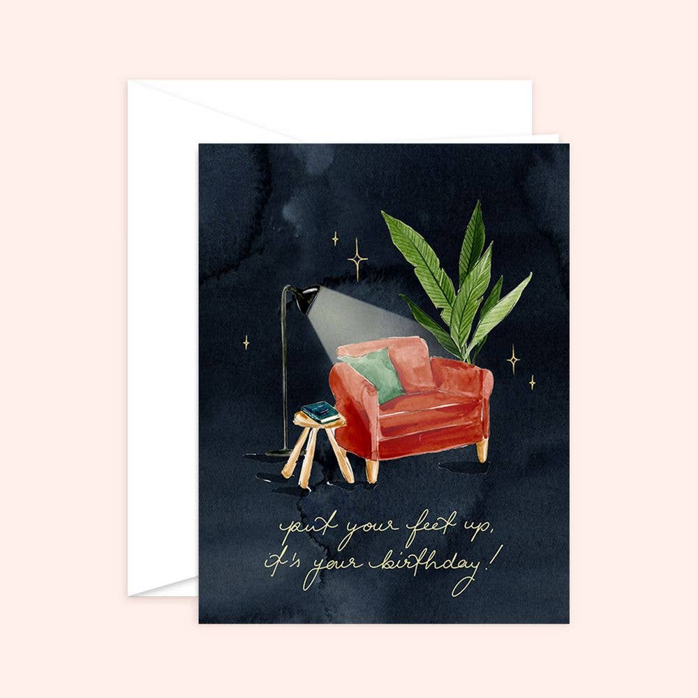 Almeida Illustrations - Carte d'anniversaire Détente