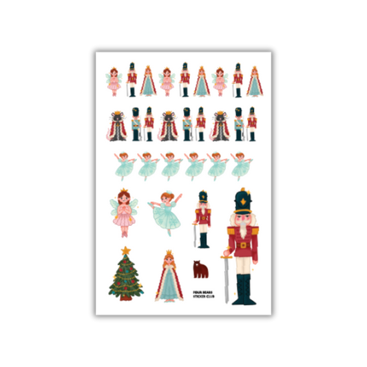 Four Bears Sticker Club - Nutcracker Magic