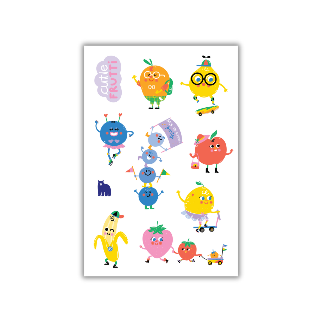 Four Bears Sticker Club - Cutie-Frutti