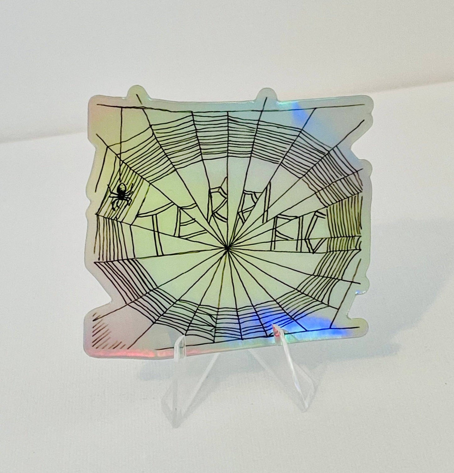 NovelTea Bookstore & Gifts - Terrific - Charlotte's Web Hollographic Vinyl Sticker - Agricola Street Books